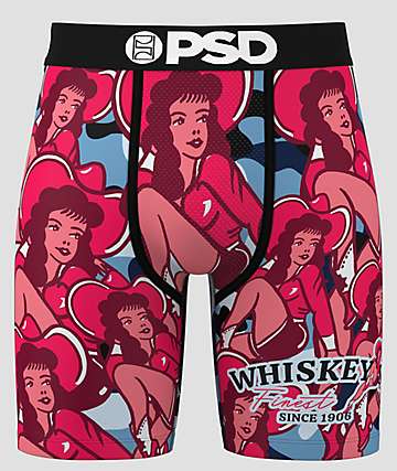 PSD x Playboy 8 Ball Black & Pink Boxer Briefs | Zumiez
