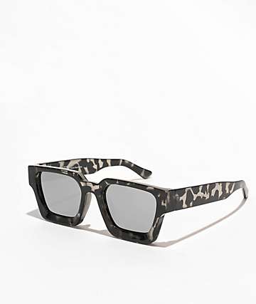 Petals & Peacocks Optimistics Black Mirror Tortoise Sunglasses - 