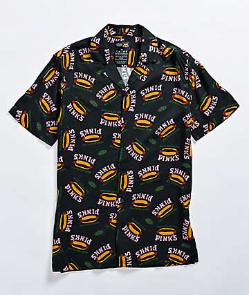 black polo shirt peacocks