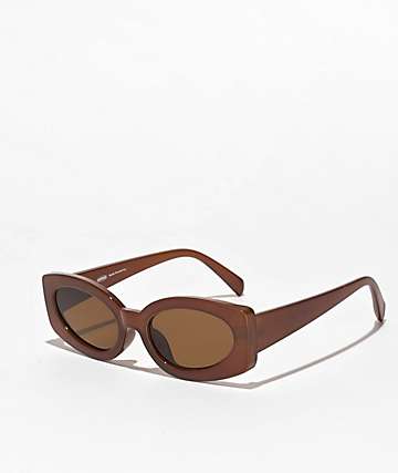 Petals by Petals & Peacocks Sol Amber Sun Round Sunglasses -