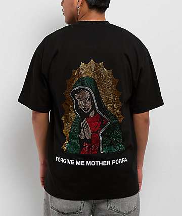 Porfa Standard Flag Black T-Shirt