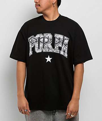 Porfa Logo Black T-Shirt