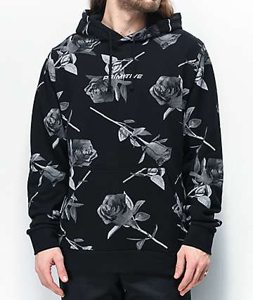 primitive burning rose hoodie