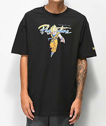 Primitive x Dragon Ball Z Nuevo Goku Saiyan camiseta negra