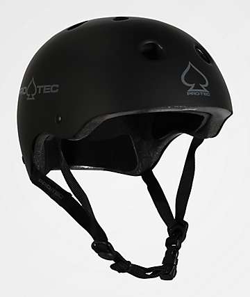 Pro-Tec CPSC Classic Matte Black Skate Helmet