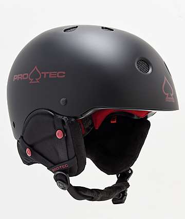 Pro-Tec casco de snowboard en negro mate