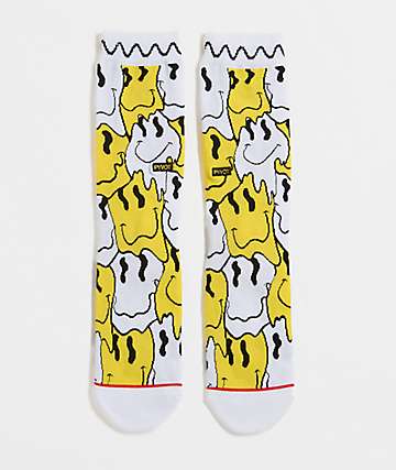 Pyvot Flames Black Crew Socks