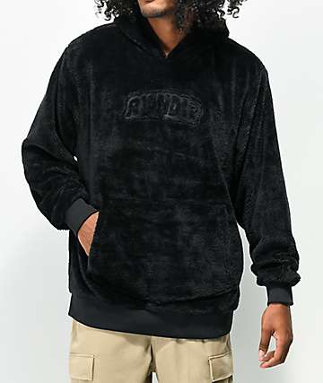 Sherpa pullover black Cow Sherpa