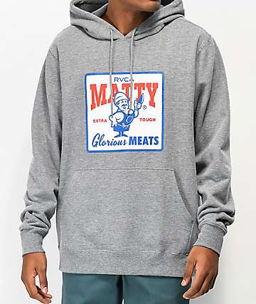 RVCA x Matty Matheson Glorious Meats sudadera con capucha gris