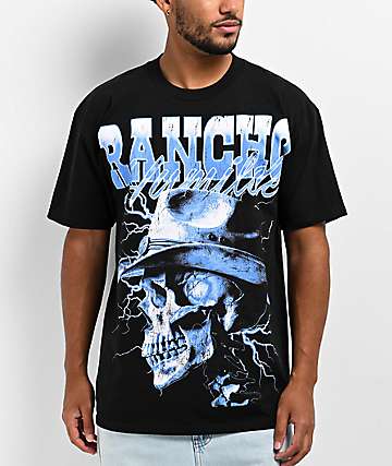 Rancho Humilde Lowrider Black T-Shirt