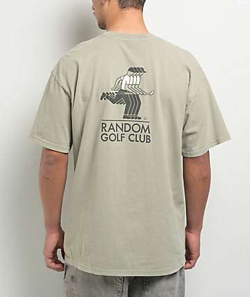 no coffee no golf パーカー　clubhouse Random Golf Club Grinders Clubhouse Natural T-Shirt | Zumiez