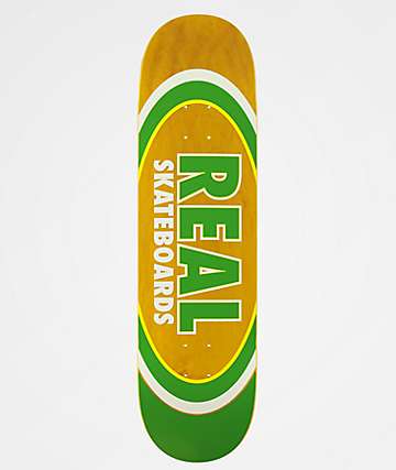 Real Dual Oval Slick 8.25" Skateboard Deck