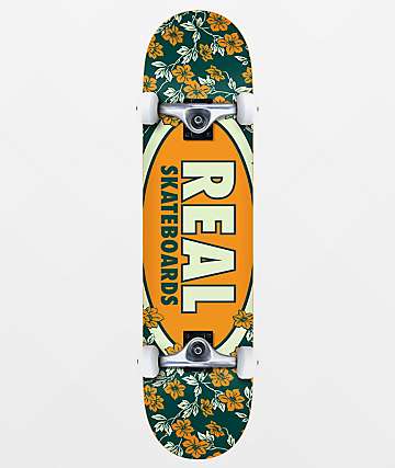 Real Oval Blossom 7.75" completo de skate