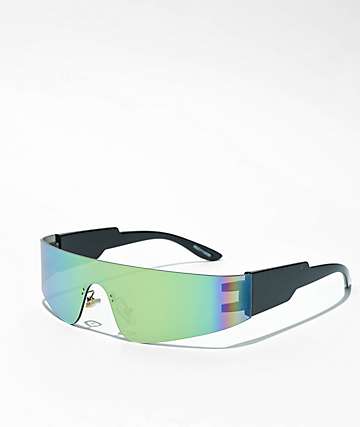 Reeves Blue Reflective Sunglasses -