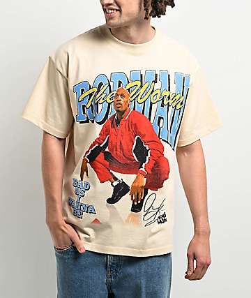Rodman Apparel Chain Necklace Black Wash T-Shirt
