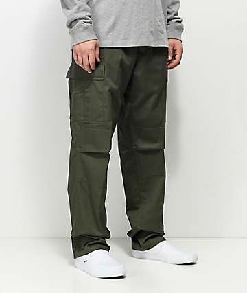 dark green cargo pants mens