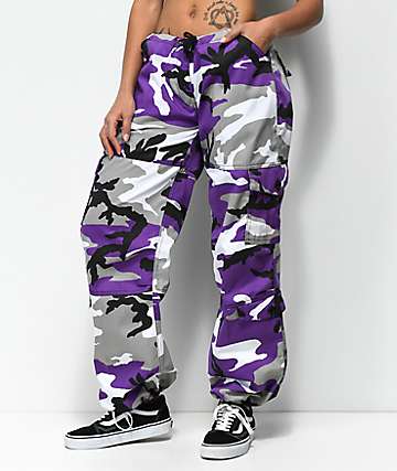 Rothco Ultra Violet Vintage Fatigue pantalones de camuflaje violeta