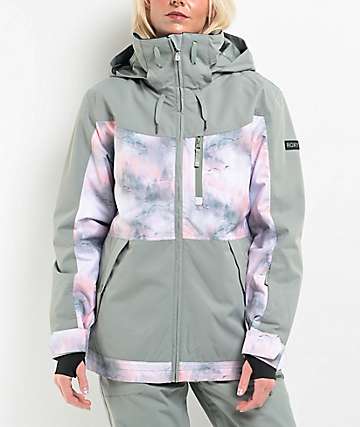 Roxy Billie Grey 10K Snowboard Jacket | Zumiez