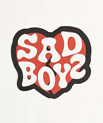SAD BOYZ  by Junior H Puff Black Long Sleeve T-Shirt