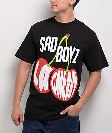 SAD BOYZ by Junior H Arrow Black T-Shirt
