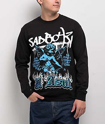 SAD BOYZ by Junior H Face Black Tank Top | Zumiez