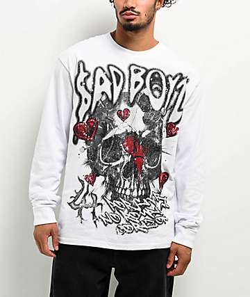 SAD BOYZ by Junior H X Lost Hills Nails Black T-Shirt
