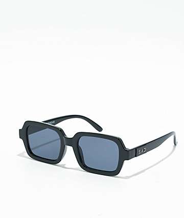 Sad Eyewear Milk Black Gloss Sunglasses | Zumiez