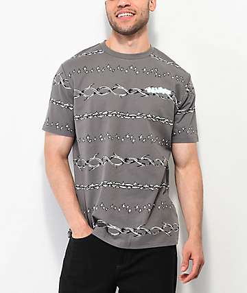 Salem7 Hoodbat Black & White Stripe Long Sleeve T-Shirt | Zumiez