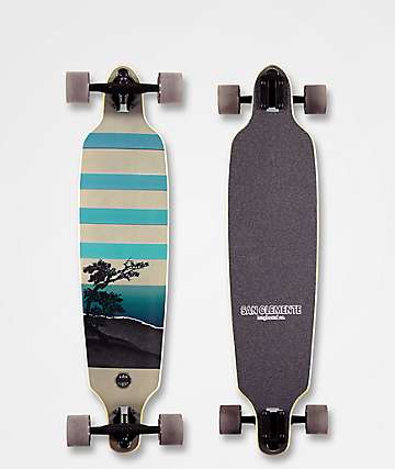 San Clemente Night Lake 36" Drop Through Longboard Complete