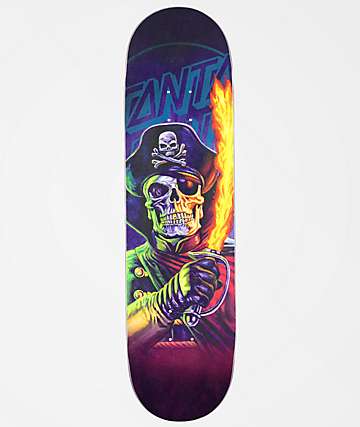 Santa Cruz Captain Deadstar Everslick 8.25" Skateboard Deck