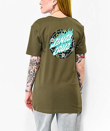サンタクルーズ　アロハシャツ SANTA CRUZ BEACH BUM HAND Santa Cruz Beach Bum Hand Black Short Sleeve Button Up Shirt