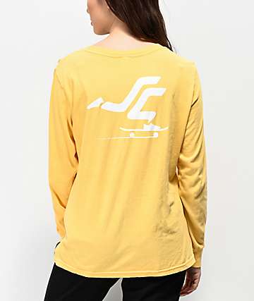 Santa Cruz Pusher Creamsicle camiseta amarilla de manga larga
