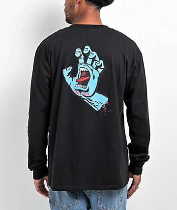 Santa Cruz Japan Inferno Dot Black Long Sleeve T-Shirt | Zumiez
