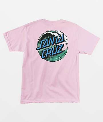 Santa Cruz Tees Zumiez - pink and white striped shirt roblox