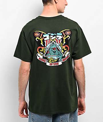 Santa Cruz Dressen Rose Vine Opus Black Long Sleeve T-Shirt