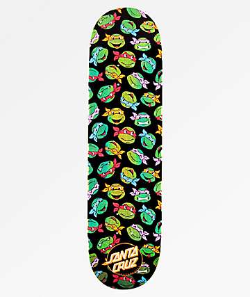 Santa Cruz x TMNT Allover Turtle 8.25" Skateboard Deck