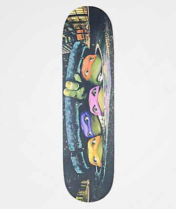 Santa Cruz x TMNT Poster Everslick 8.25" Skateboard Deck