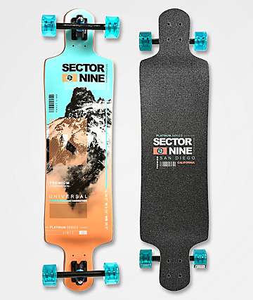Sector 9 Elevation Fault Line 39.5" Drop Down Longboard Complete