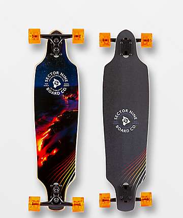 Sector 9 Roundhouse Lava 34" Drop Through Longboard Complete