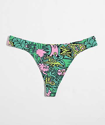 パンツ poohshiesty Shinesty x Killer Acid No Bad Trips Thong Underwear | Zumiez