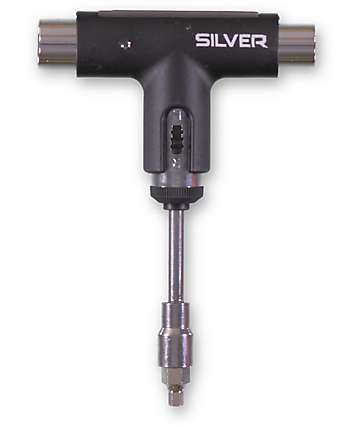 Silver M Class Blue & Polished Silver 8.0" Skateboard Truck