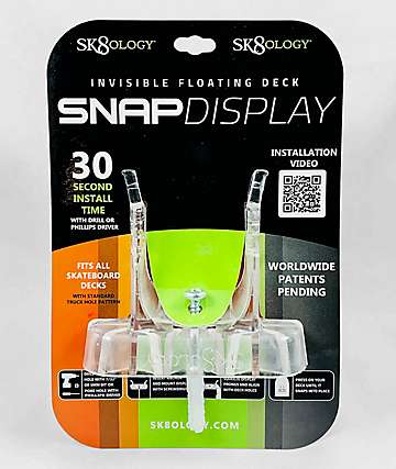 Sk8ology 1-Deck Wall Mount Display - 