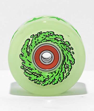 Slime Balls OG 65mm 78a Swirly Purple & White Cruiser Wheels