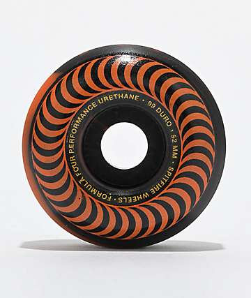 Spitfire Burner White & Gold 53mm 99a Skateboard Wheels | Zumiez