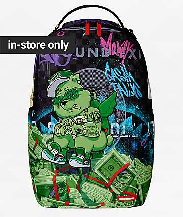 Sprayground Break Shark Red & Clear Backpack