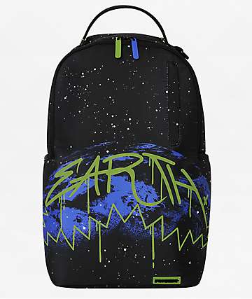 Neon Striped Bass Ink Illustration Old School  Backpack for Sale