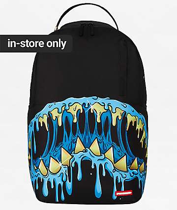 Sprayground Break Shark Red & Clear Backpack