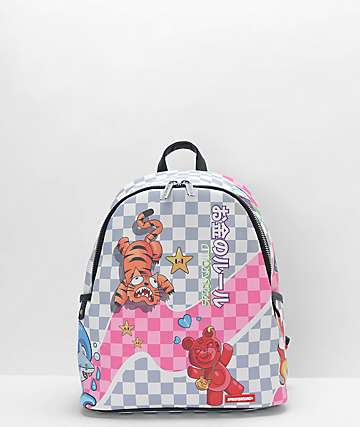 ESS Drip Color Block Backpack (Pink)