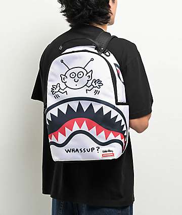 Sprayground Cloud DLX White Backpack