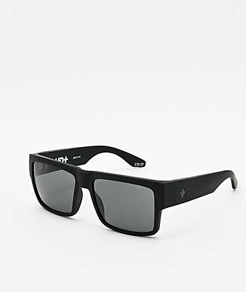 Spy Flynn Black Gloss, Matte Black, Grey-Green Happy Lens